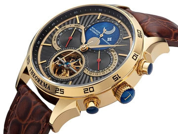 Relógio Tufina KINGSTON THEOREMA GM-117-4A GOLD - Automático 44mm