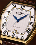 Carregue a imagem no visualizador da Galeria, Relógio Rotary 1895 Tonneau Automático RGS10060/01