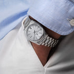 Carregue a imagem no visualizador da Galeria, Relógio TRASKA Commuter 36 Sterling Silver 3205