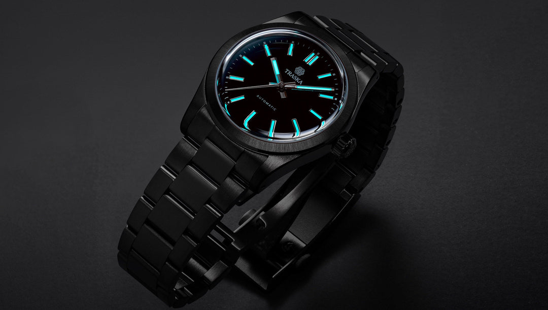 Relógio TRASKA Commuter 34 Carbon Black 7232