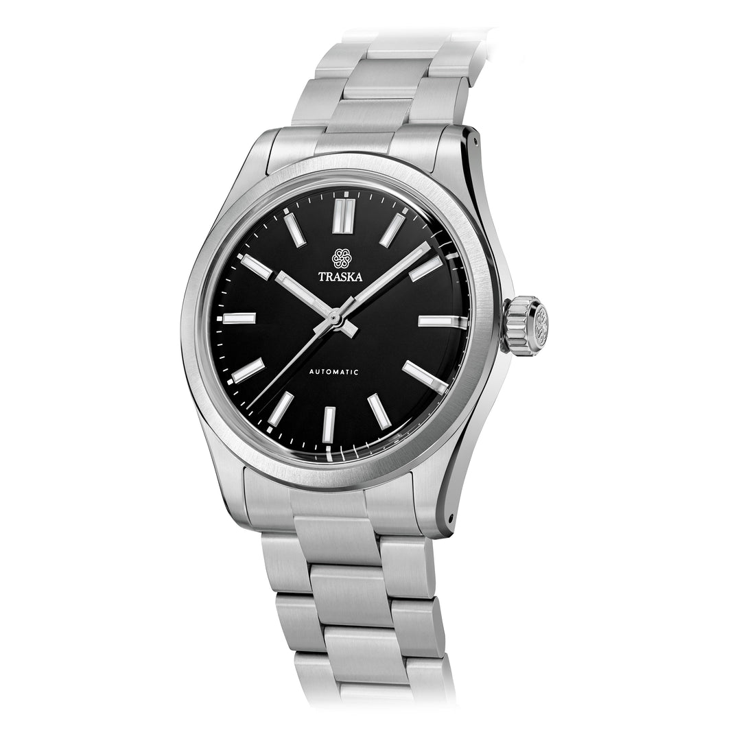 Relógio TRASKA Commuter 38 Carbon Black 8233