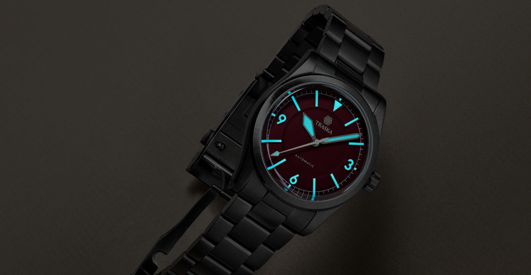 Relógio TRASKA Summiteer 36 Oxblood Red 6224