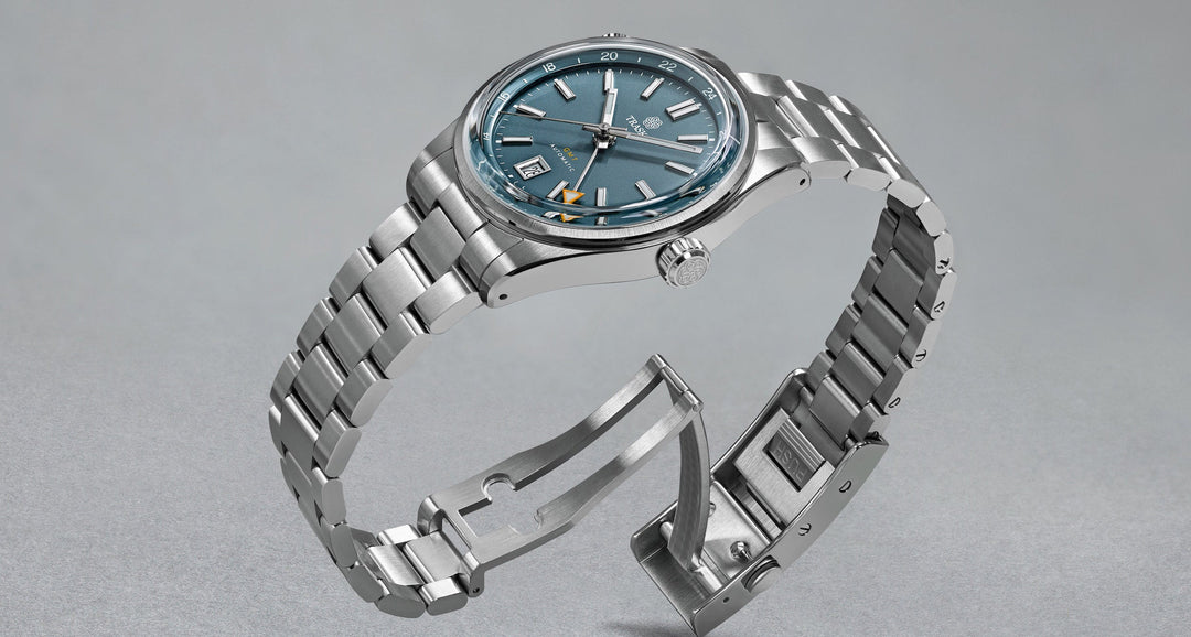 Relógio TRASKA Venturer GMT Steel Blue