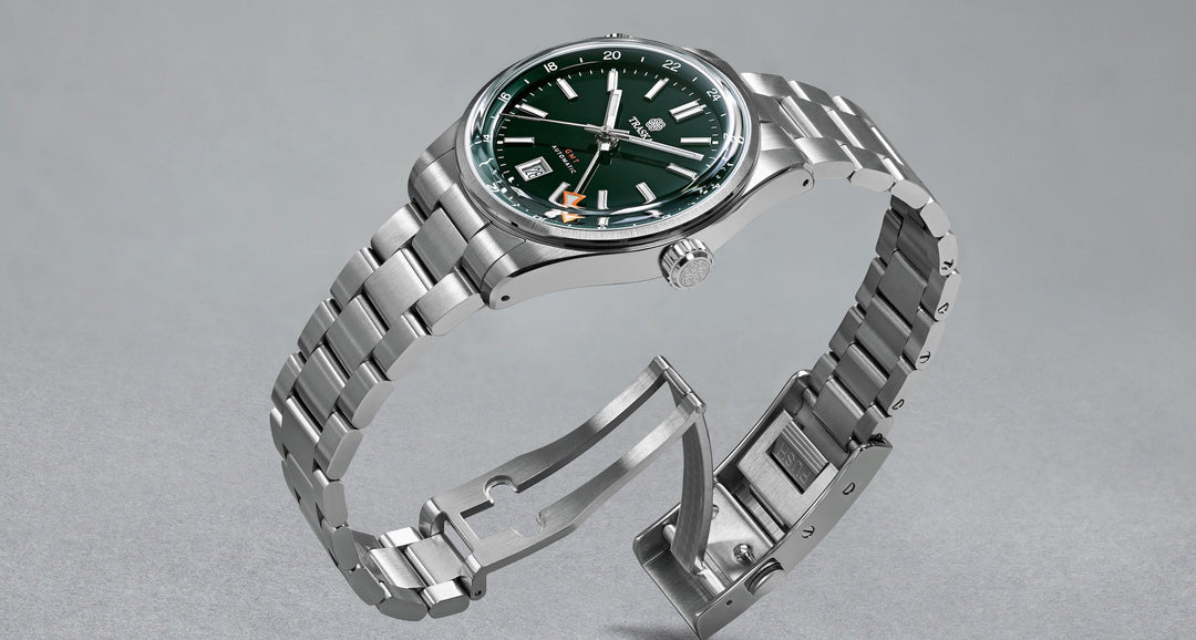 Relógio TRASKA Venturer GMT Bottle Green