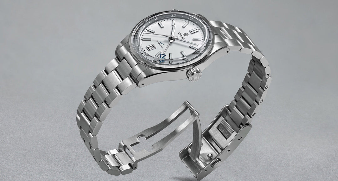 Relógio TRASKA Venturer GMT Arctic White