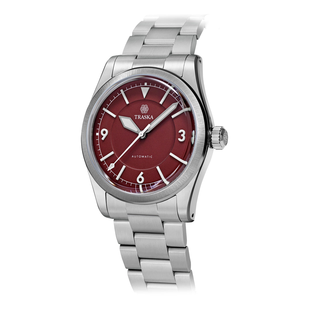 Relógio TRASKA Summiteer 36 Oxblood Red 6224