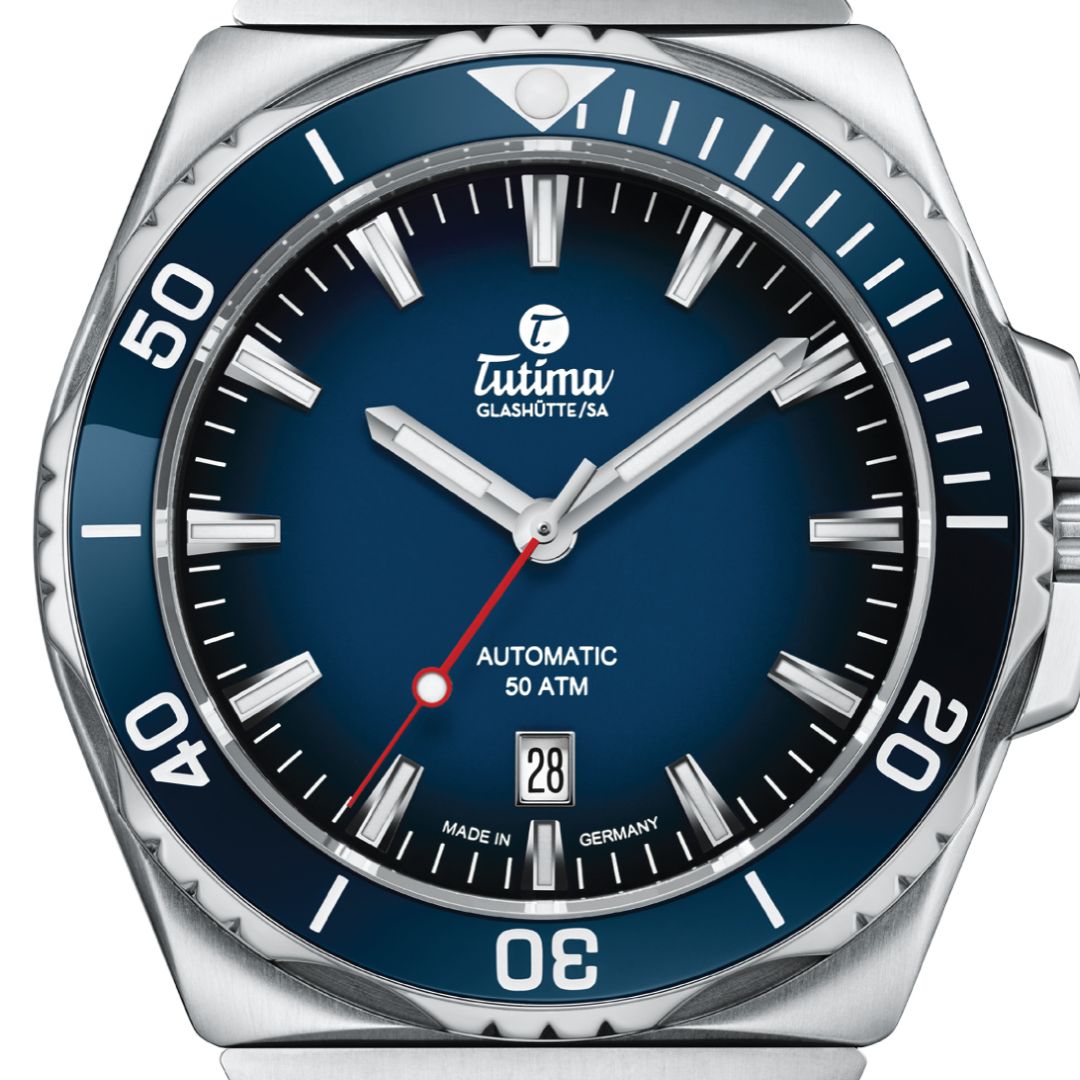 Relógio Tutima Glashütte M2 SEVEN SEAS 6155-04 AUTOMÁTICO
