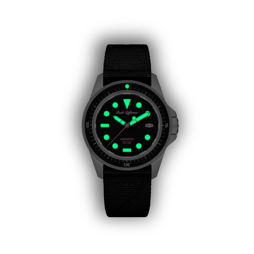 Relógio UNIMATIC Modello Uno UT1-BSTN Collab – Diver EDITION OF 50 UWK-UT1-BSTN