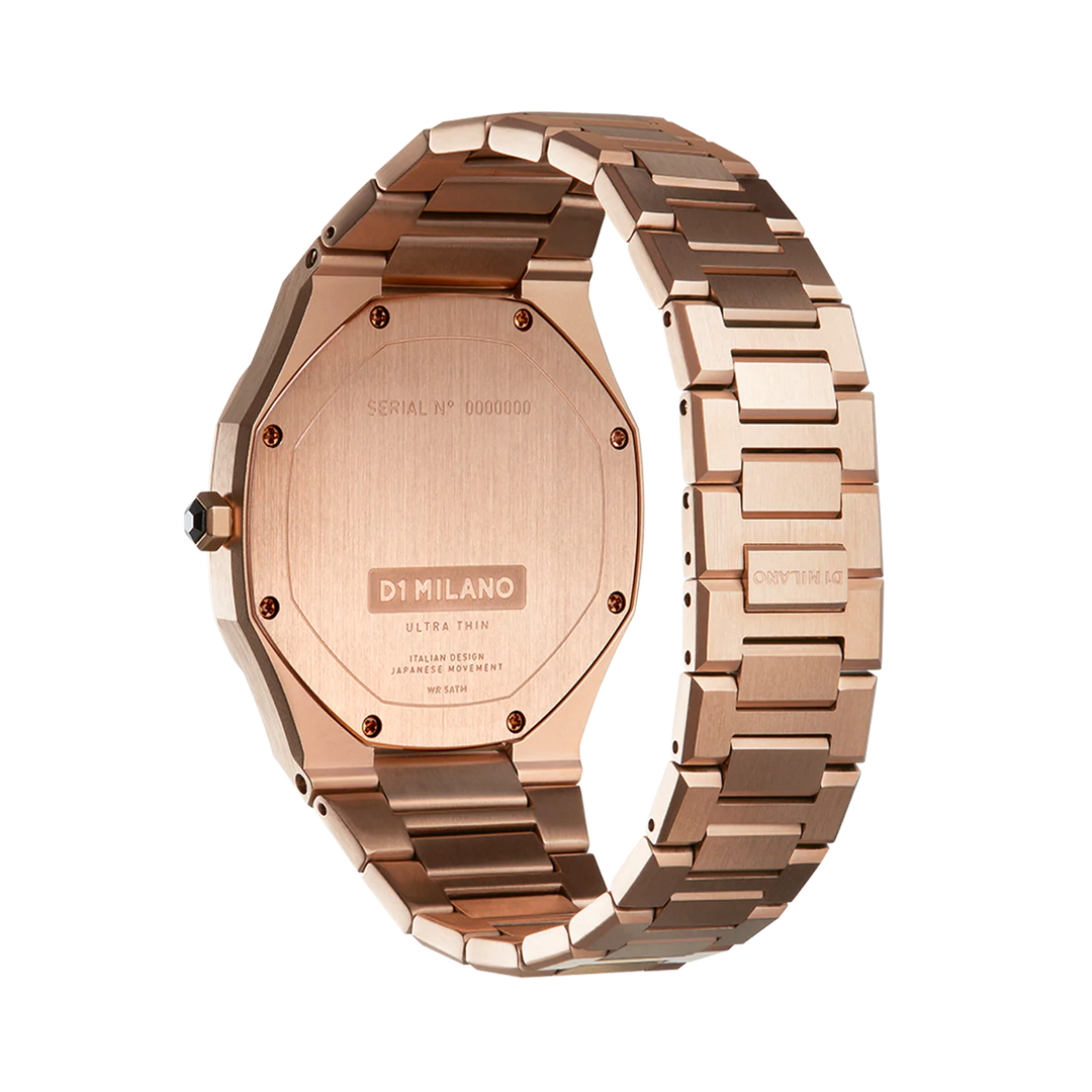 Relógio D1 Milano ROSE GOLD D1-UTBJ16- Quartzo 40mm - Unissex