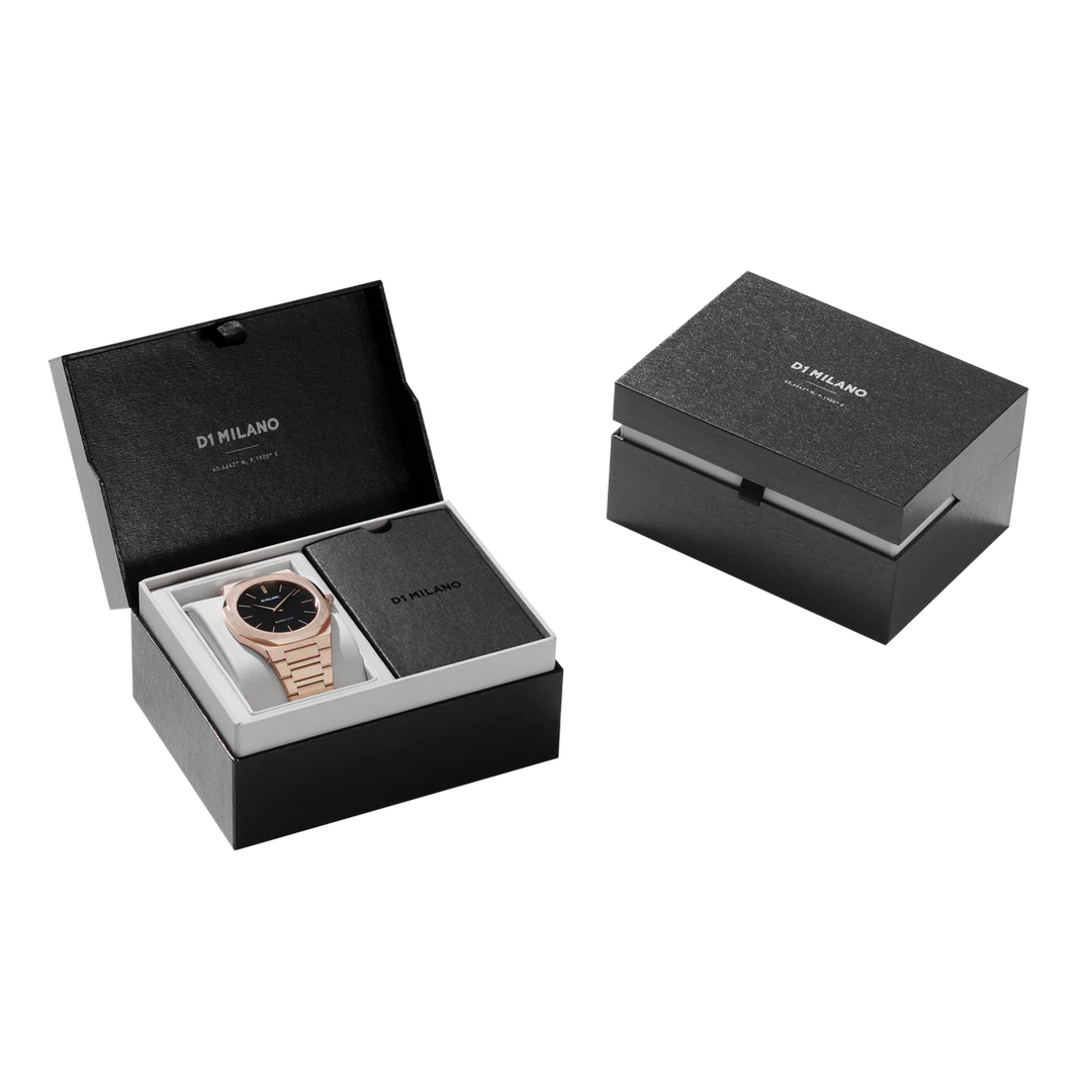 Relógio D1 Milano ROSE GOLD D1-UTBJ16- Quartzo 40mm - Unissex