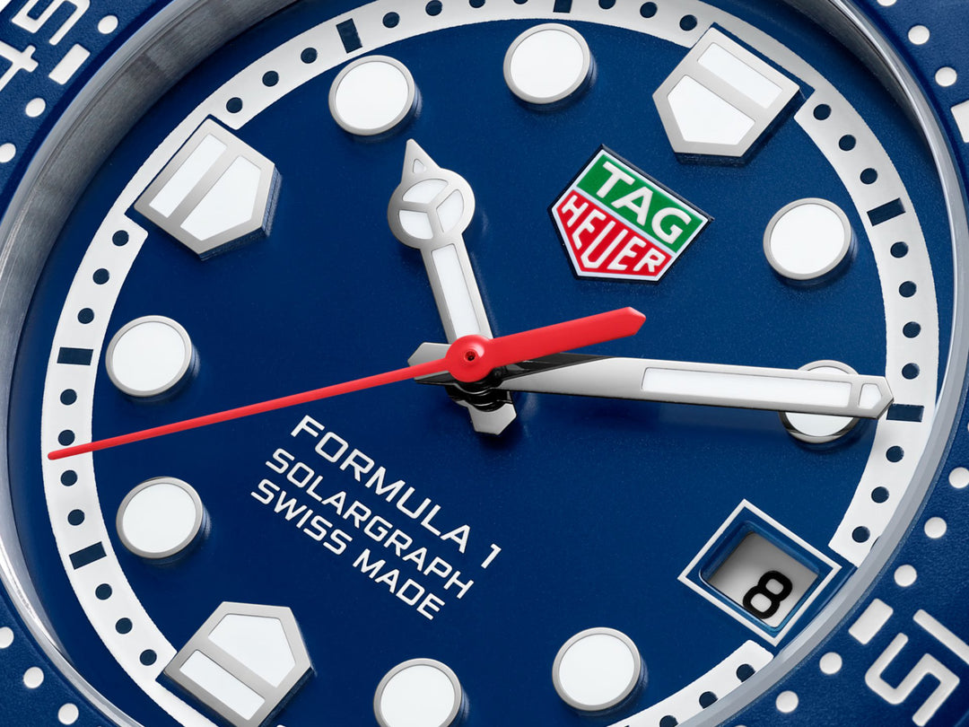 Relógio TAG Heuer WBY1112.BA0042 Formula 1 Solargraph Quartzo 38mm