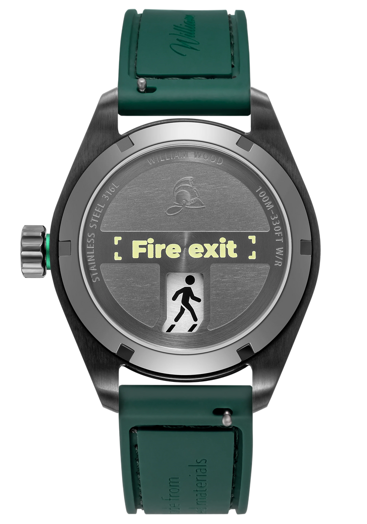 Relógio William Wood Fire Exit Watch