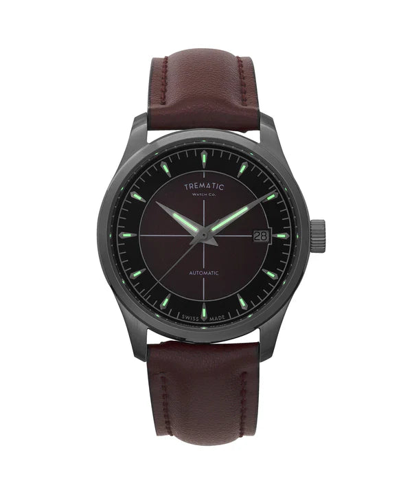 Relógio Trematic ZY6 borgogna 38 mm Automático