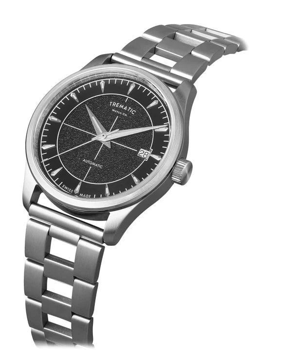 Relógio Trematic ZY6 ossidiana 38 mm bracelet by Forstner Automático