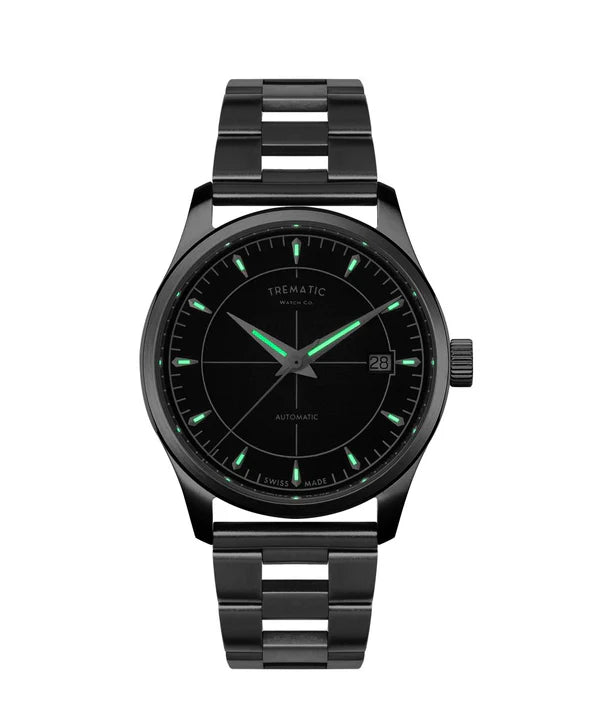 Relógio Trematic ZY6 ossidiana 38 mm bracelet by Forstner Automático
