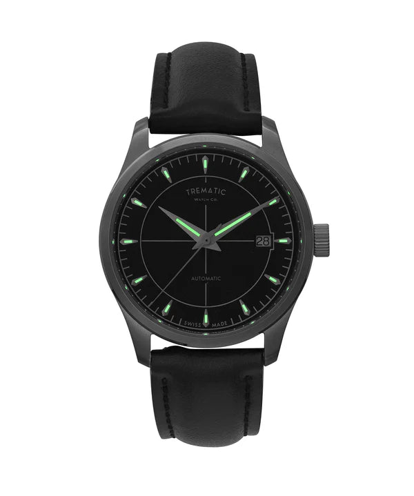 Relógio Trematic ZY6 ossidiana 38 mm Automático