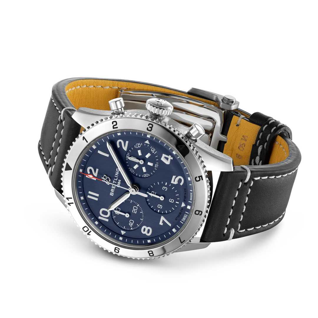 Relógio Breitling A233801A1C1X1  Classic AVI Chronograph 42 Tribute to Vought F4U Corsair