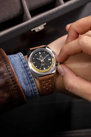 Relógio Nivada Grenchen GMT ANTÁRTICO - PRETO 36 mm 32043A23