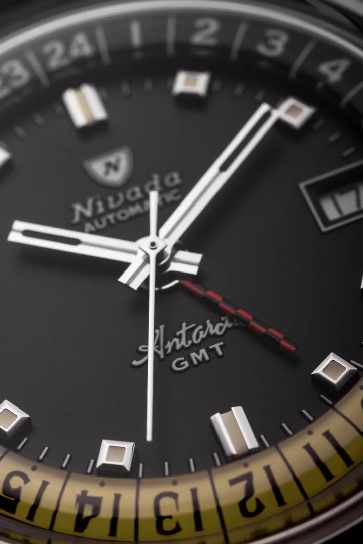 Relógio Nivada Grenchen GMT ANTÁRTICO - PRETO 36 mm 32043A23