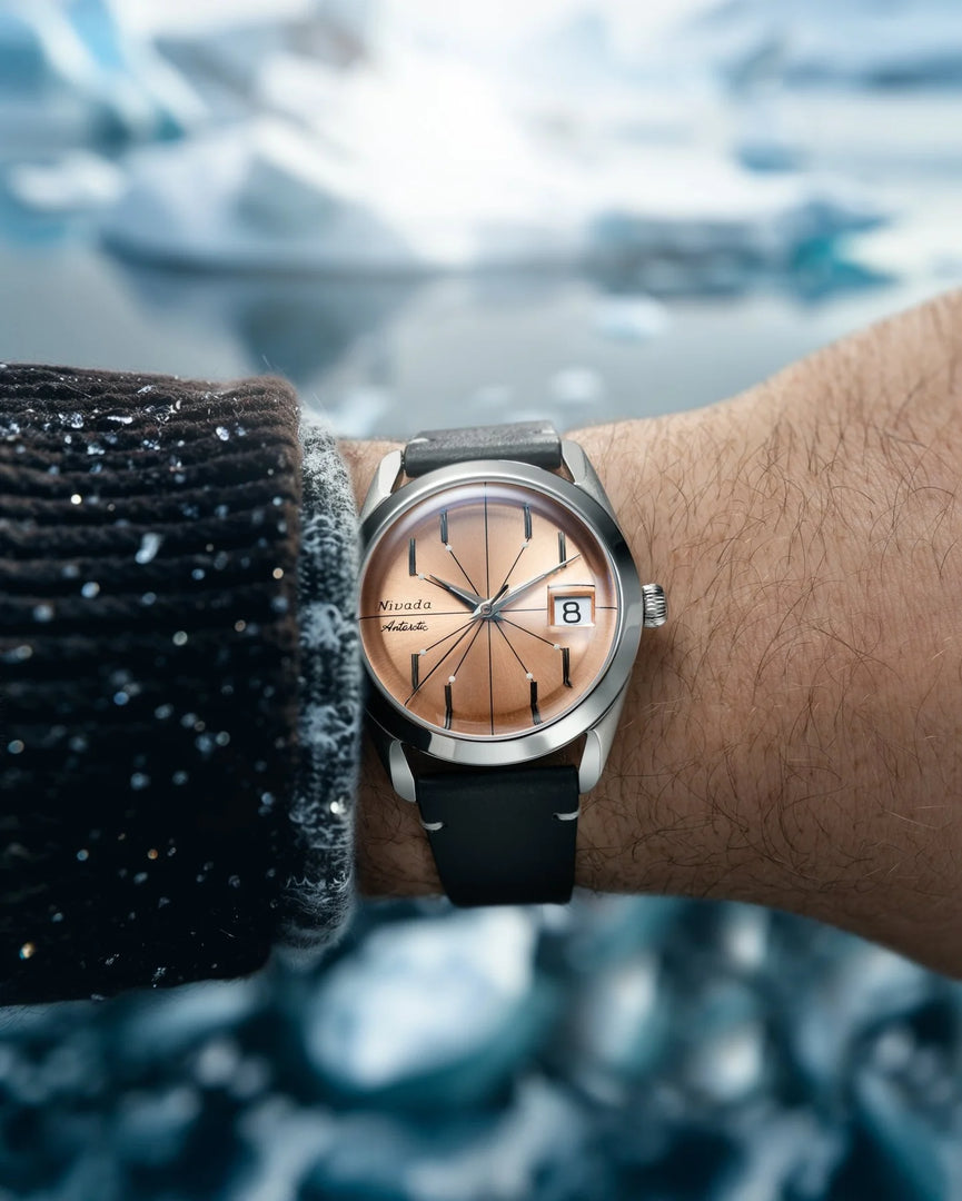 Relógio Nivada Grenchen ANTARCTIC SPIDER SALMON 38mm 32042A20