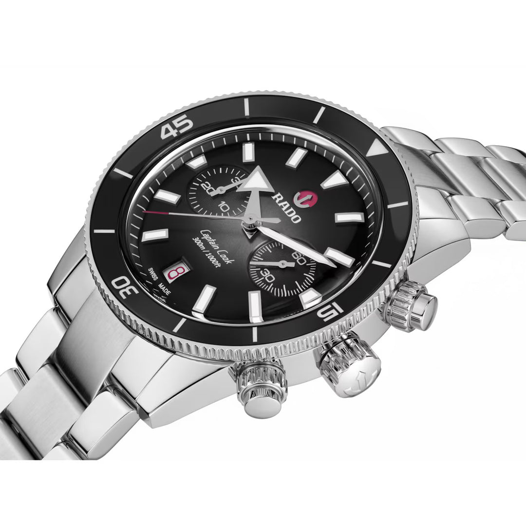 Relógio Rado Captain Cook Automático Chronograph R32145158 43mm