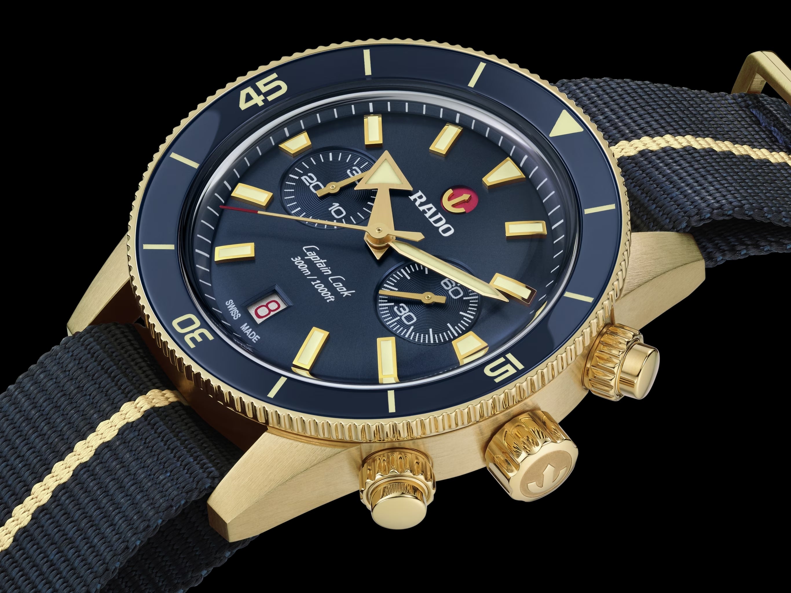 Relógio Rado Captain Cook R32146208- Automático - 43mm – Pendulum ...