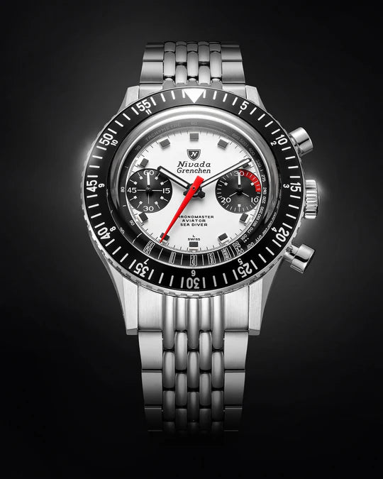 Relógio Nivada Grenchen CHRONOMASTER PANDA 41MM 85241M04