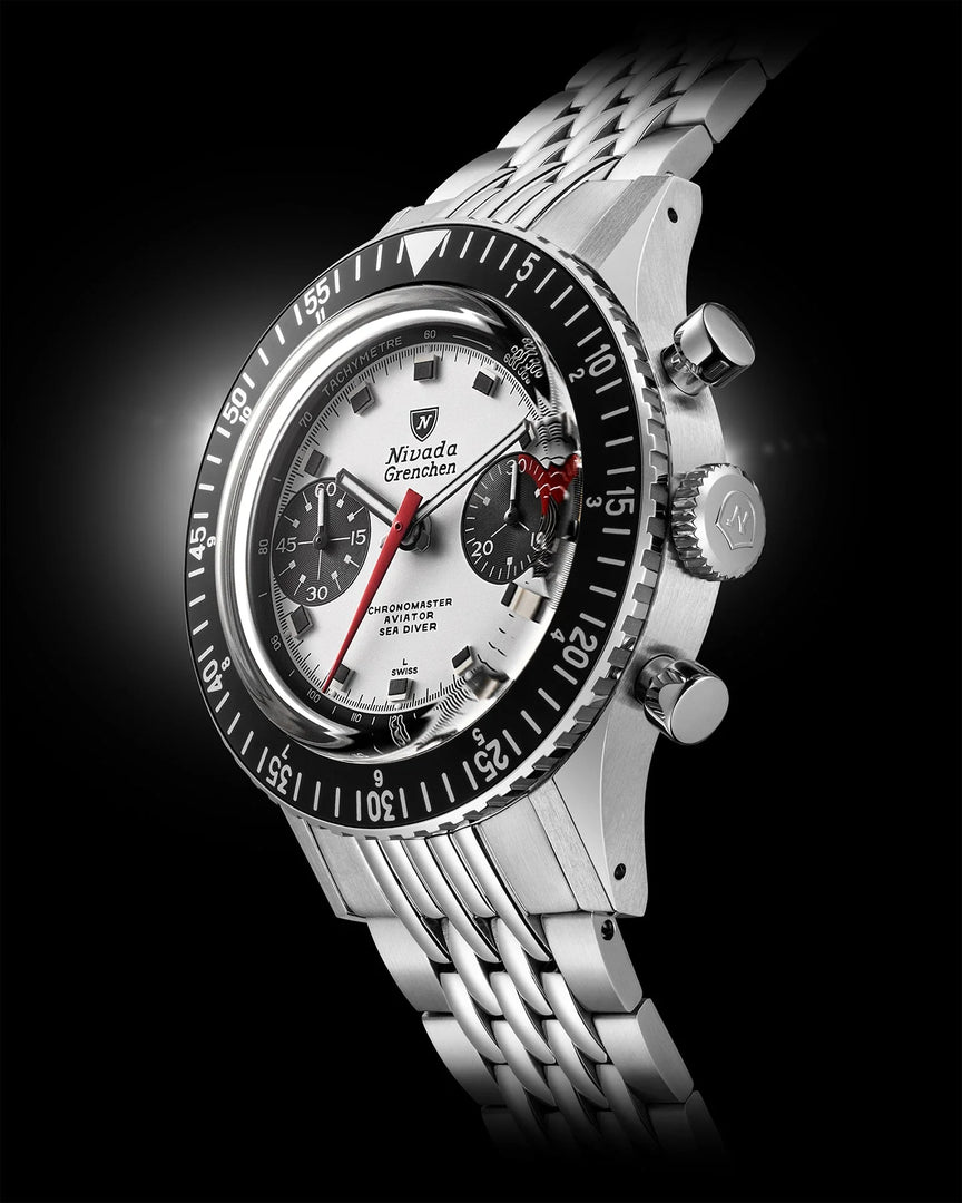 Relógio Nivada Grenchen CHRONOMASTER PANDA 41MM 85241M04