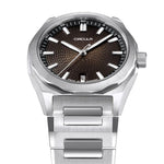 Carregue a imagem no visualizador da Galeria, Relógio Circula Steel sports watch Facet Brown - Steel Strap with Extension Folding Clasp FS-SV-UU-SF-AE