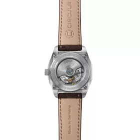 Relógio Circula Steel sports watch Facet Brown - Suede Strap FS-SV-UU