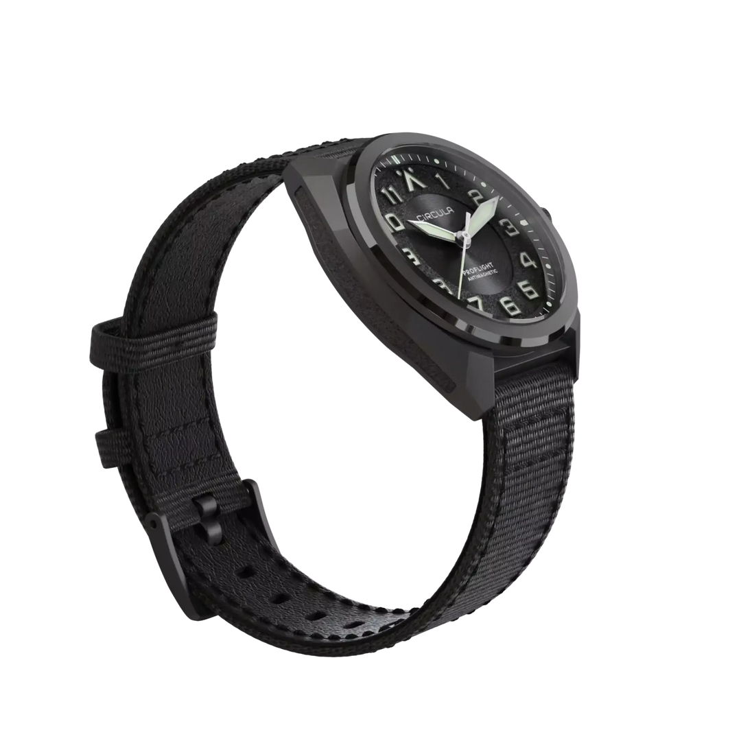 Relógio Circula Pilot watch ProFlight Black PF-SS