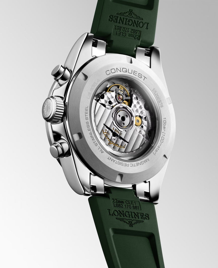 Relógio Longines L3.835.4.02.9 CONQUEST CHRONOGRAPH Automático 42 mm