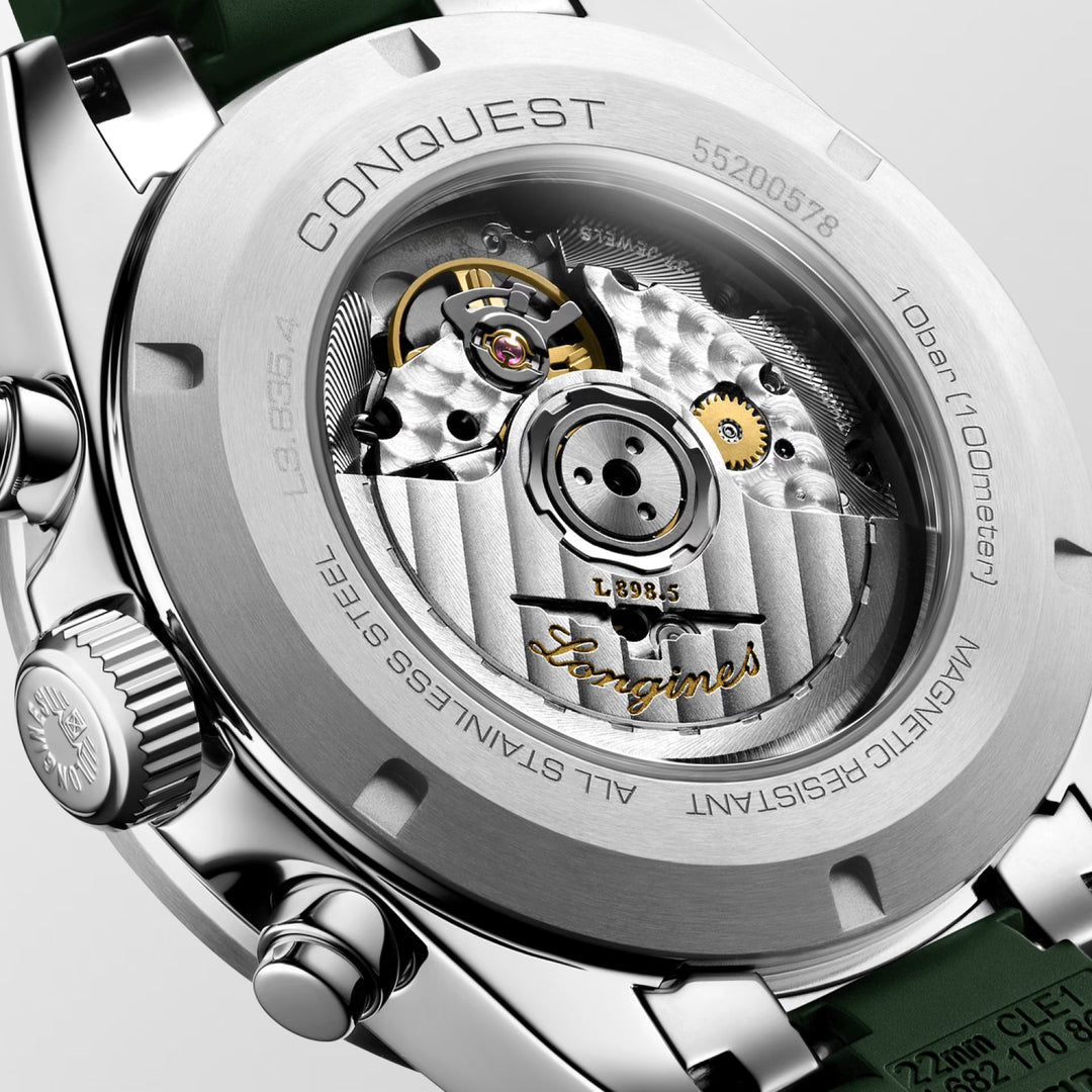 Relógio Longines L3.835.4.02.9 CONQUEST CHRONOGRAPH Automático 42 mm
