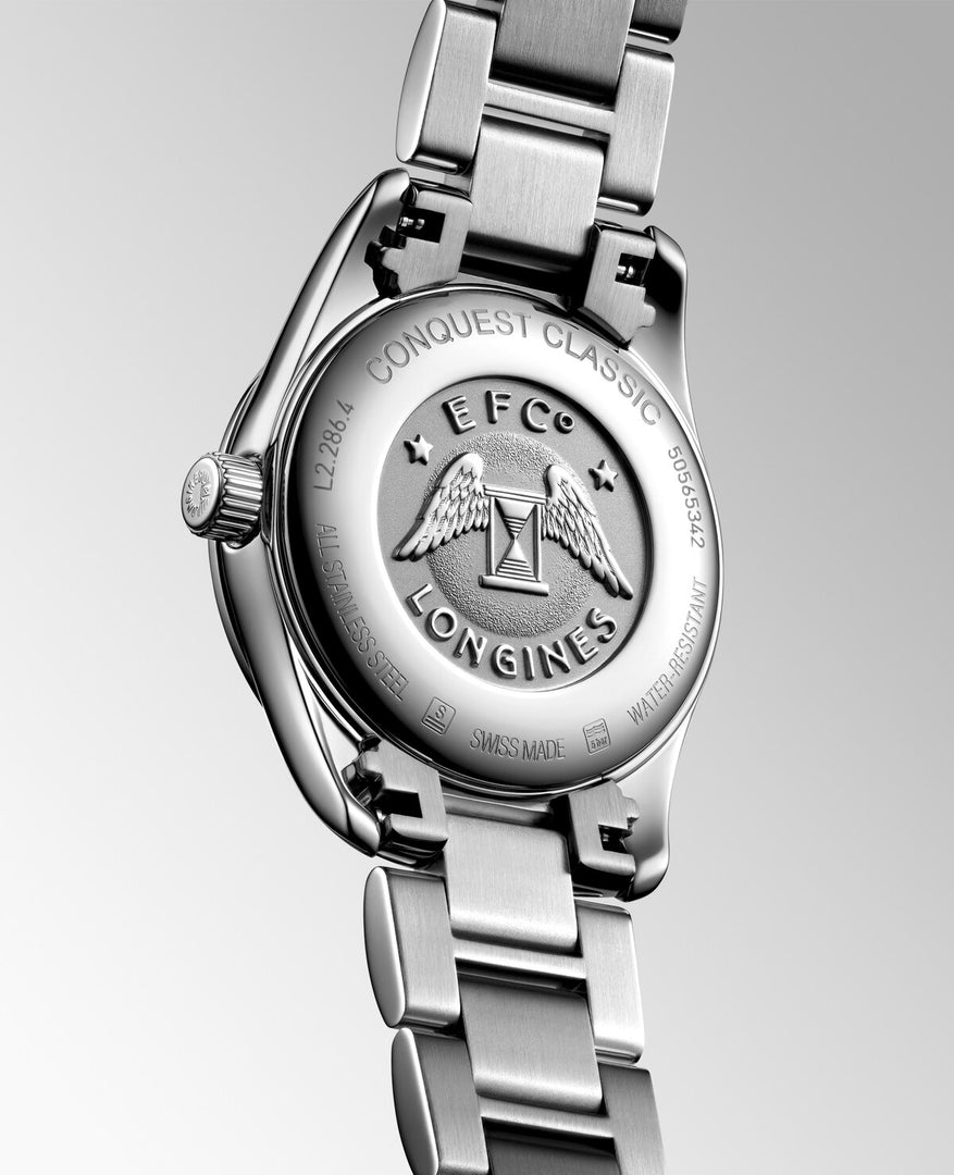 Relógio Feminino LONGINES CONQUEST CLASSIC L2.286.4.87.6 Quartzo 29.50mm