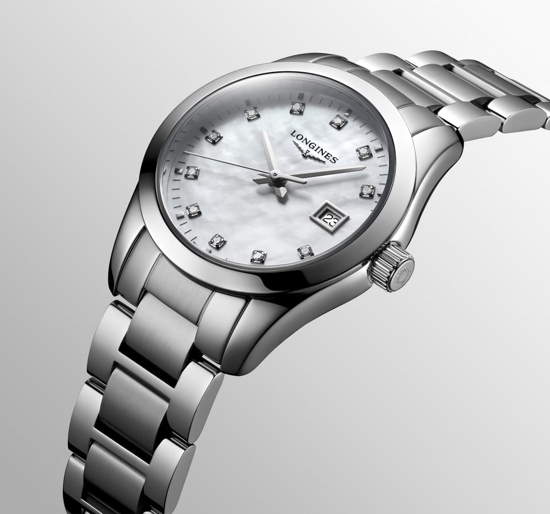 Relógio Feminino LONGINES CONQUEST CLASSIC L2.286.4.87.6 Quartzo 29.50mm