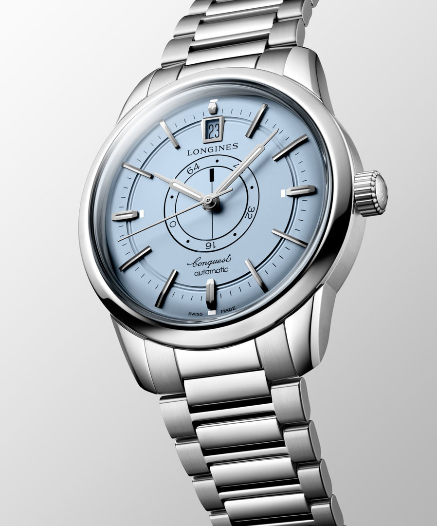 Relógio Longines L1.648.4.92.6 CONQUEST HERITAGE CENTRAL POWER RESERVE Automático 38mm