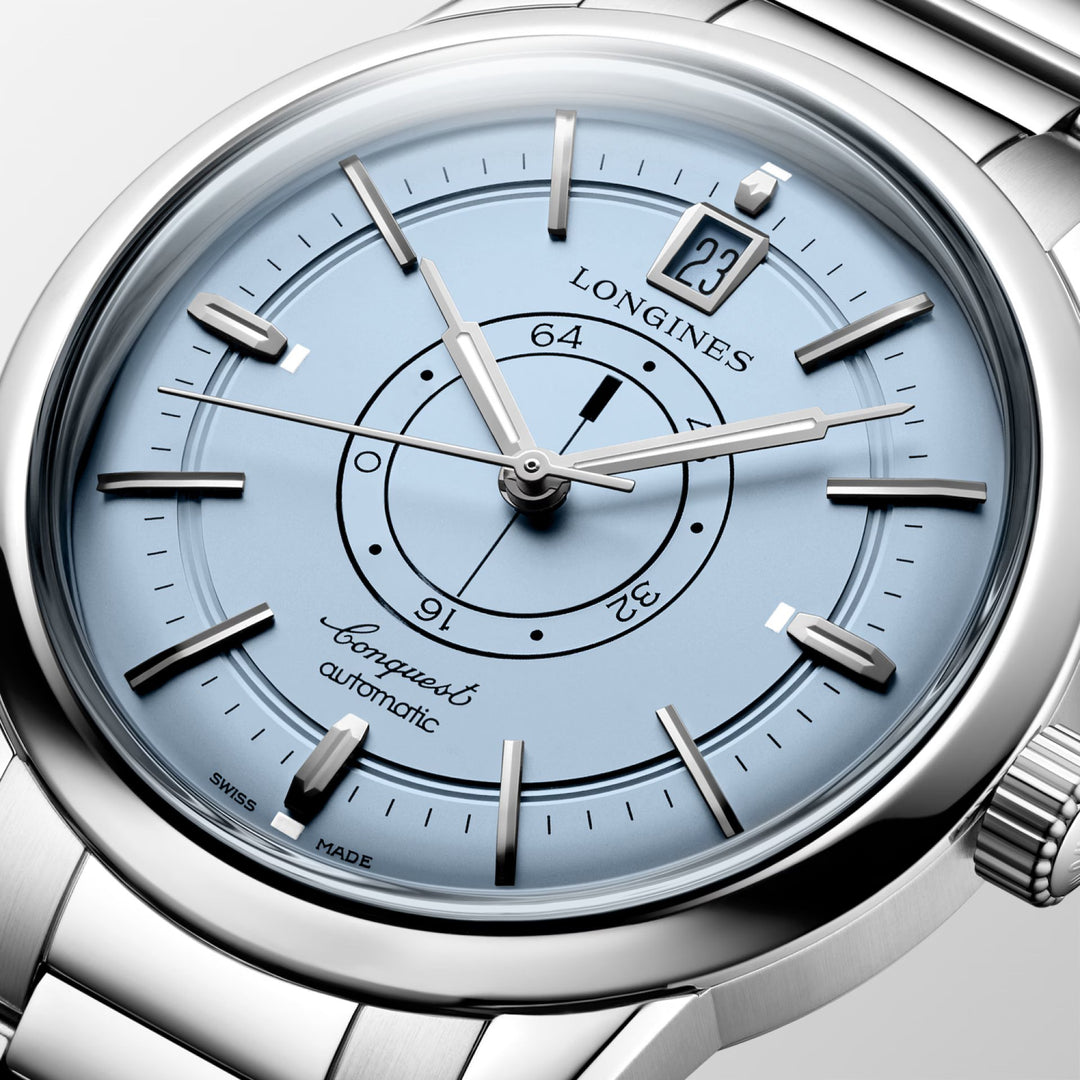 Relógio Longines L1.648.4.92.6 CONQUEST HERITAGE CENTRAL POWER RESERVE Automático 38mm