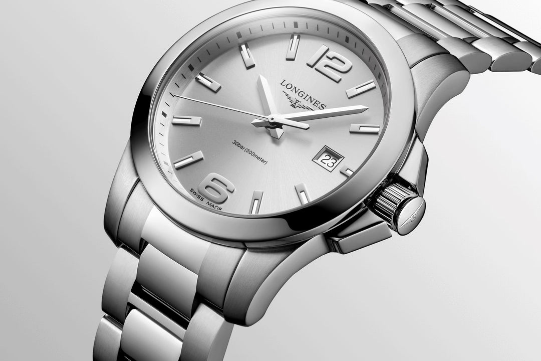 Relógio Longines Conquest L37594766 - Quartzo - 41mm - Pendulum Relojoaria