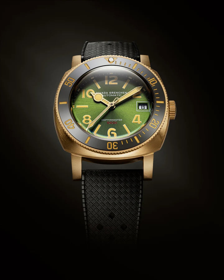 Relógio Nivada Grenchen DEPTHMASTER BRONZE GREEN 39mm 14132A01