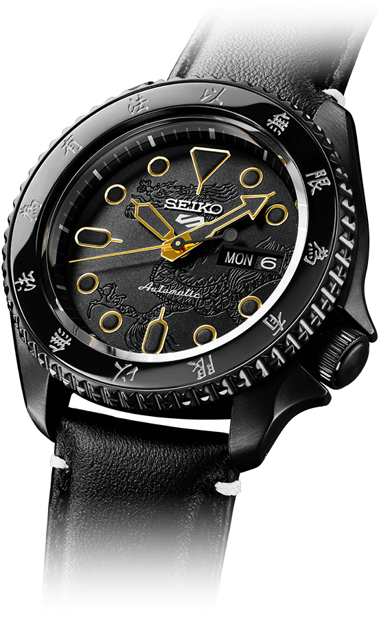 Relógio SEIKO X Bruce Lee 5 Sports 55th Anniversary SKX Sense Style Limited Edition SRPK39