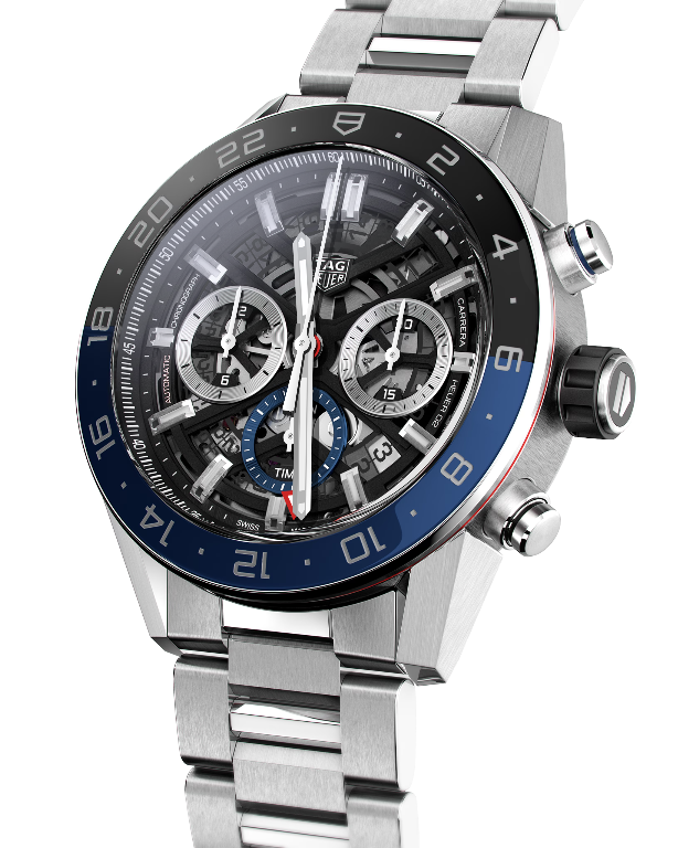 Relógio TAG Heuer Carrera Chronograph Twin-Time Automático 45mm CBG2A1Z.BA0658