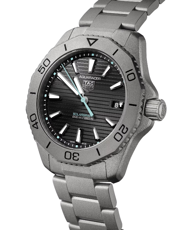 Relógio TAG HEUER Aquaracer Professional 200 Solargraph  Quartzo 40 mm Titanium WBP1180.BF0000