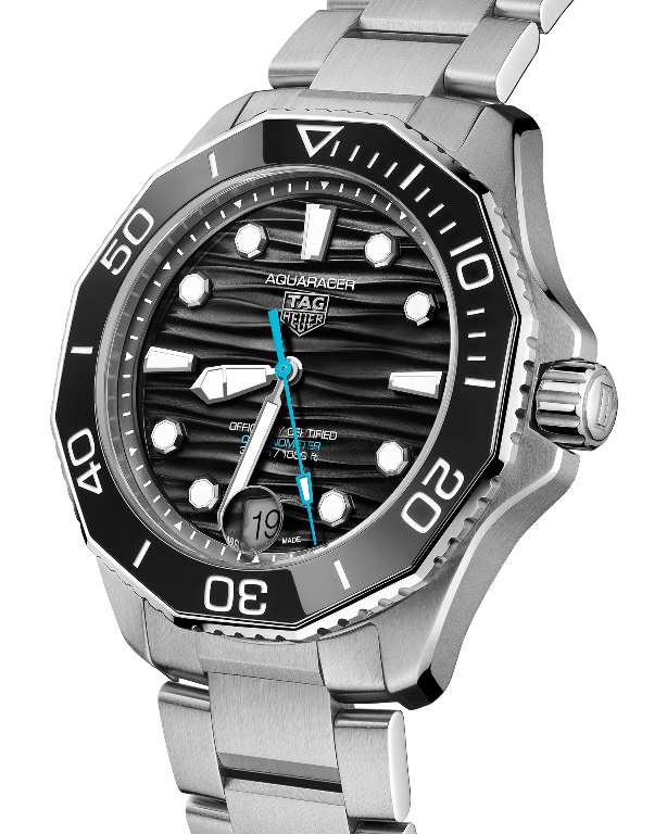 Relógio TAG Heuer Aquaracer Professional 300 Date  Automático 42mm Aço WBP5110.BA0013
