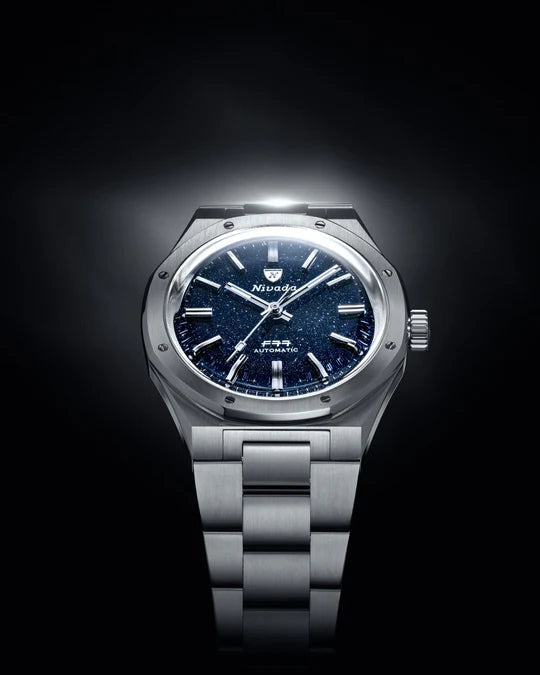 Relógio Nivada 68010A77 F77 SST DARK BLUE AVENTURINE MK1 - 37MM