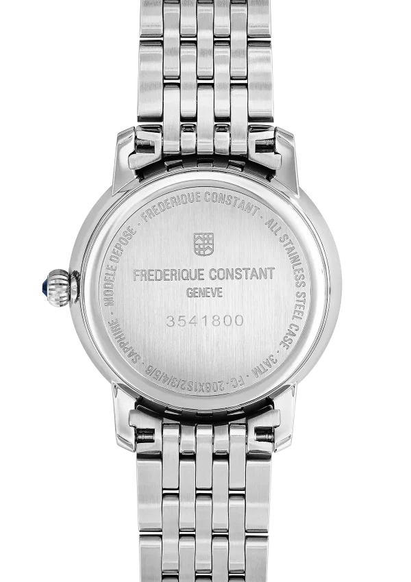 Relógio Feminino Frederique Constant CLASSICS SLIMLINE LADIES MOONPHASE FC-206MPWD1S6B