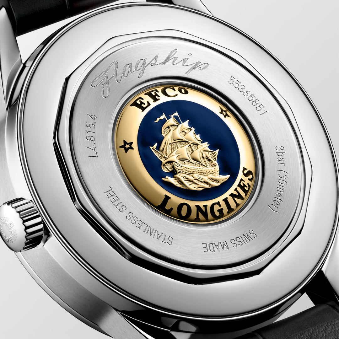 Relógio Longines FLAGSHIP HERITAGE MOONPHASE L4.815.4.02.2 - Automático 38,5mm