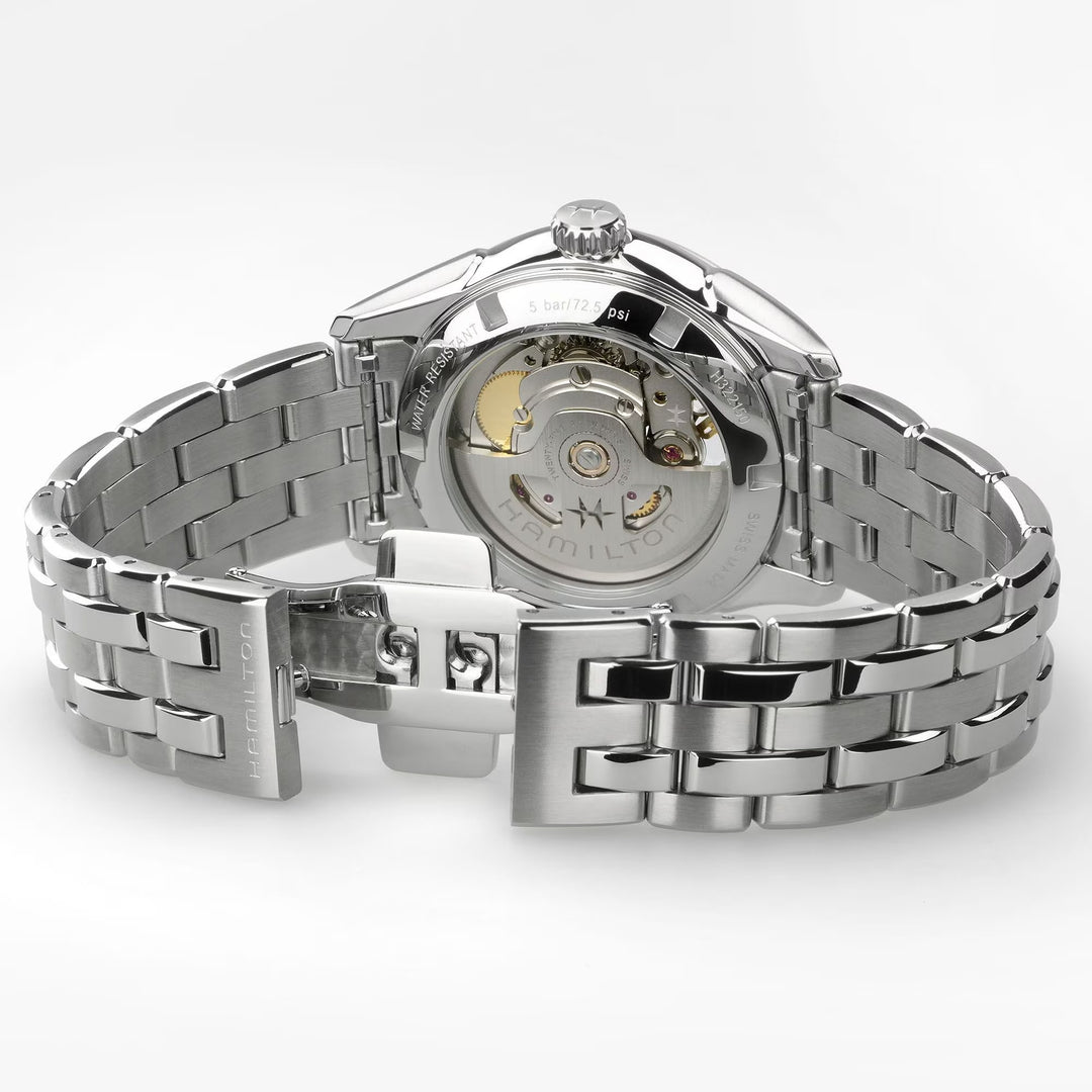 Relógio Hamilton Feminino Jazzmaster Open Heart Automático 36mm H32215101