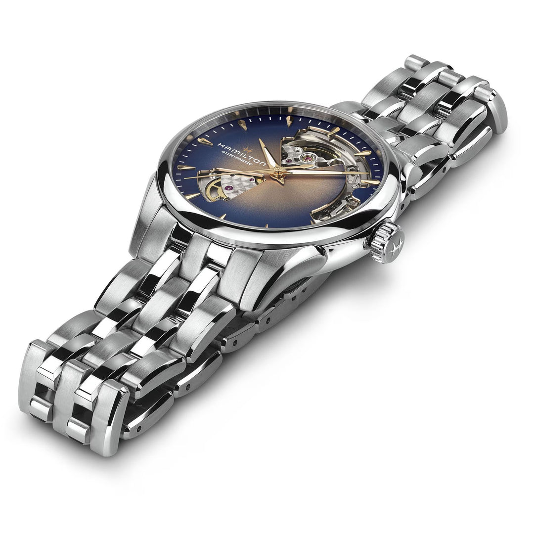 Relógio Hamilton Feminino Jazzmaster Open Heart Automático 36mm H32215101
