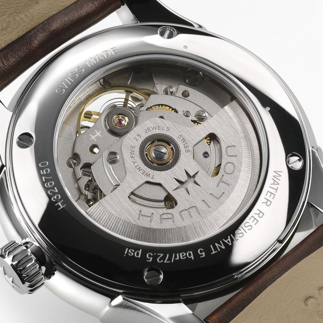 Relógio Hamilton Jazzmaster OPEN HEART AUTO - H32675581 - Automático 40mm