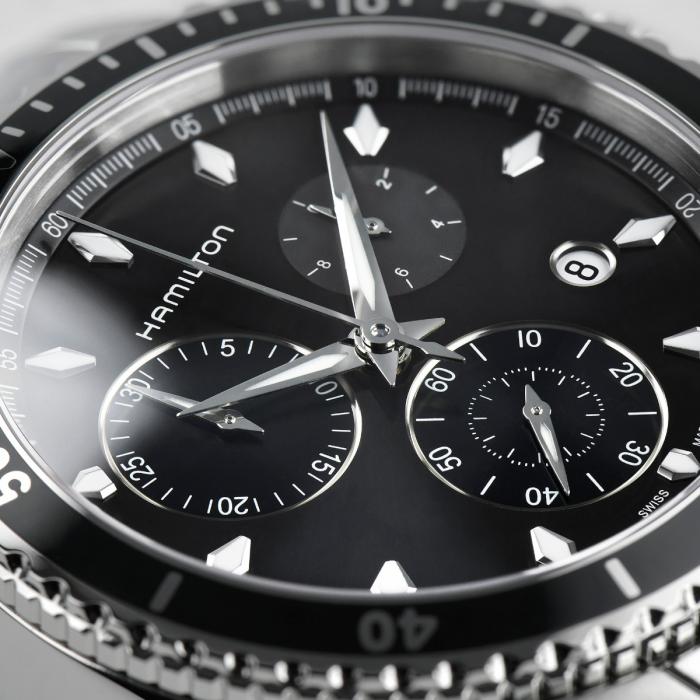Relógio Hamilton JAZZMASTER SEAVIEW CHRONO H37512131 - Quartzo 44mm